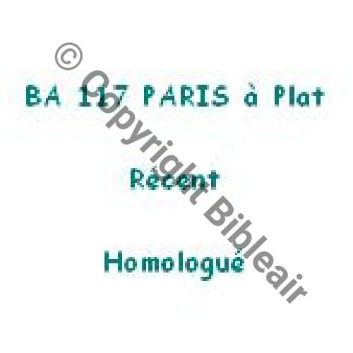 PARIS A1156Recent  BA 117  PARIS TYPE 3     1 